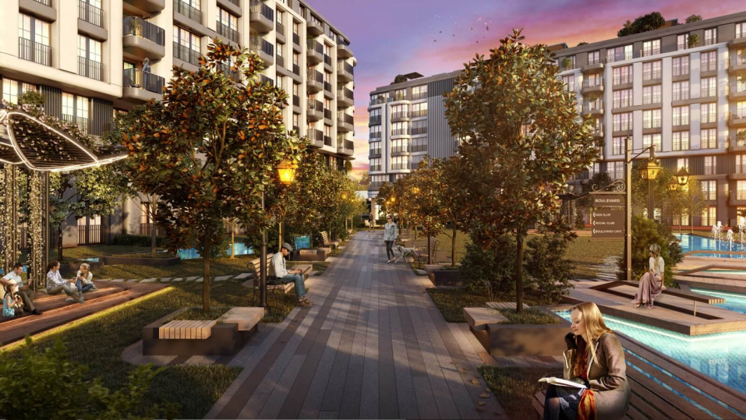 سينباش بوليفارد صفا كوي Sinpas Boulevard Sefakoy السكني الاستثماري في اسطنبول